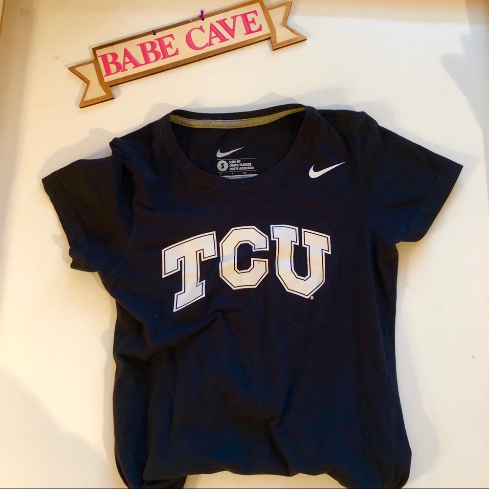 small tcu Nike shirt